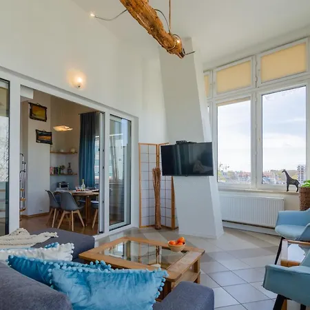 Holidayhomepl Statek 216 Z Antresola, Przy Plazy Appartement Miedzyzdroje